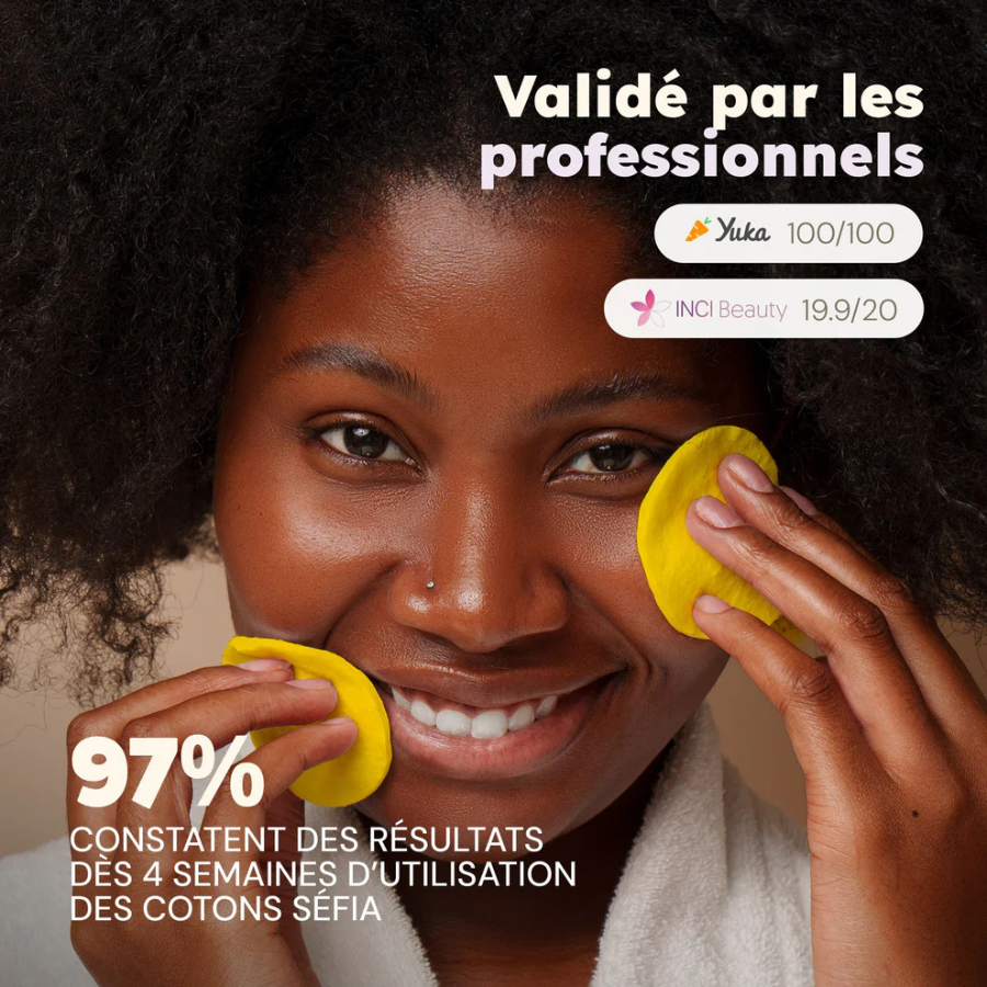 Cotons au Curcuma | Anti-imperfections - 40 cotons